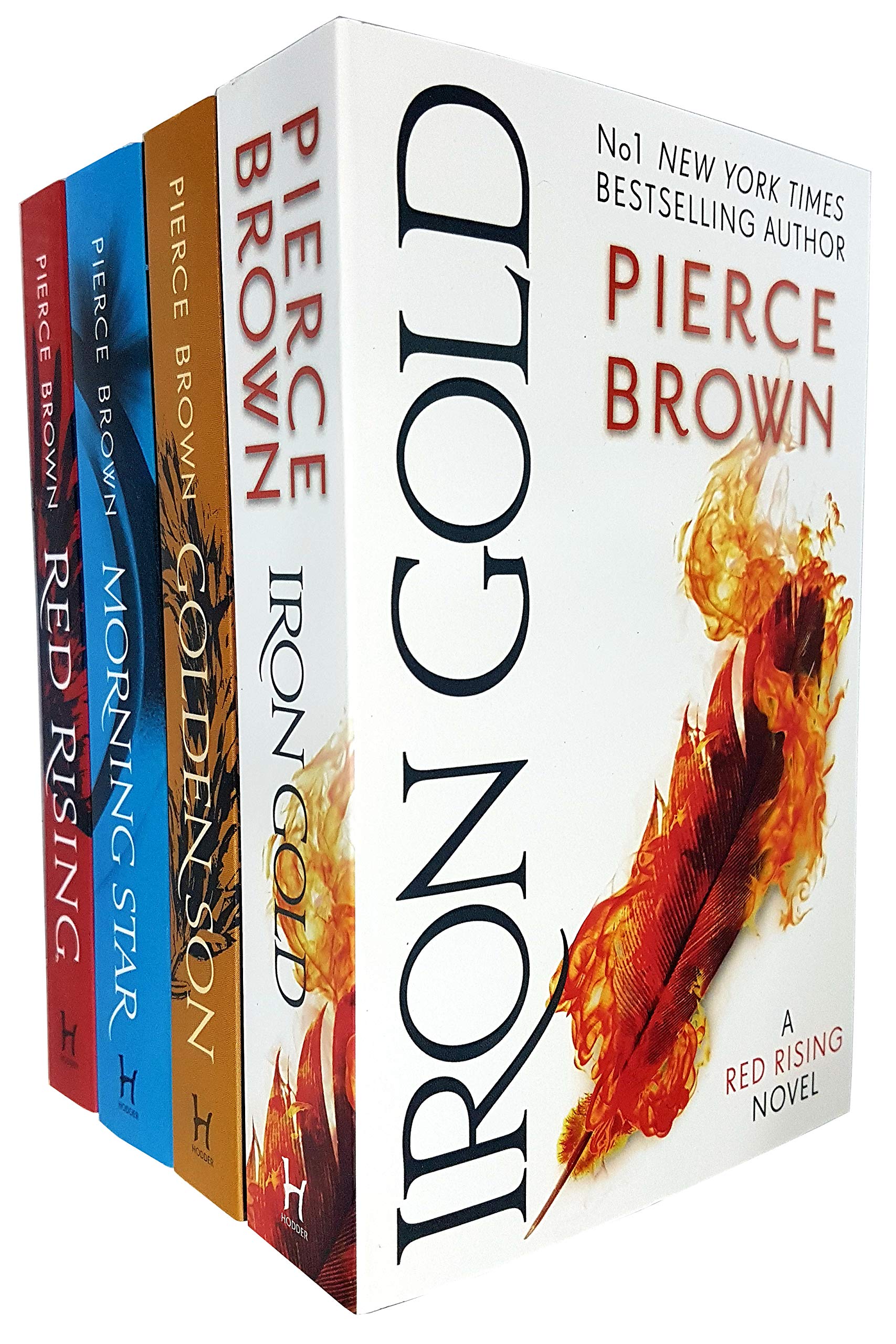 Red Rising Series 4 Books Collection Set by Pierce Brown (Red Rising, Golden Son, Morning Star, Iron Gold) Action & Adventure
