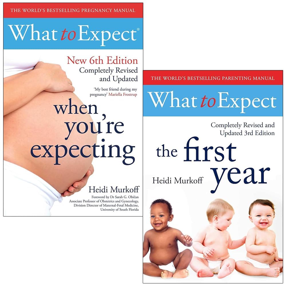 What to Expect 2 Books Collection Set by Heidi Murkoff (What to Expect When You're Expecting & What To Expect The 1st Year) Health, Nutrition & Fitness