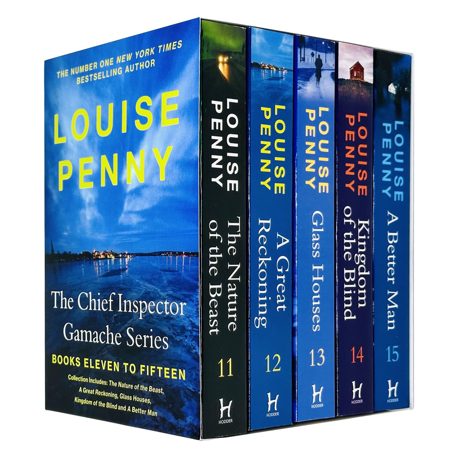 Chief Inspector Gamache Book Series 11-15 Collection 5 Books Set (The Nature of the Beast, A Great Reckoning, Glass Houses, Kingdom of the Blind, A Better Man ) book