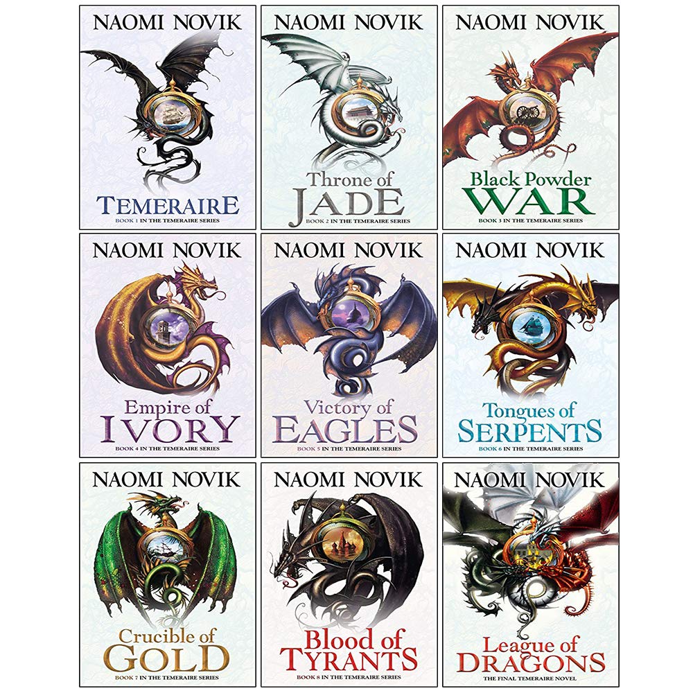 Temeraire Series 9 Books Collection Set By Naomi Novik Fantasy & Sci-Fi
