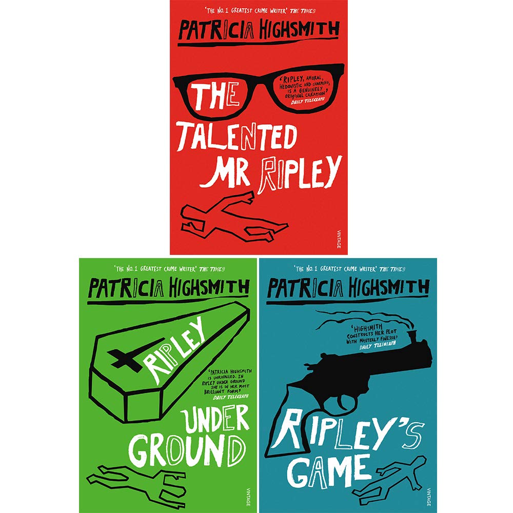 Patricia Highsmith Collection 3 Books Set (Ripley's Game, Ripley Under Ground, The Talented Mr. Ripley) Contemporary literature