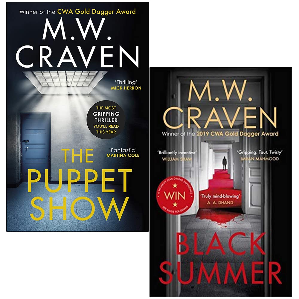 Washington Poe Series 2 Books Collection Set By M. W. Craven (The Puppet Show, Black Summer) Social Sciences