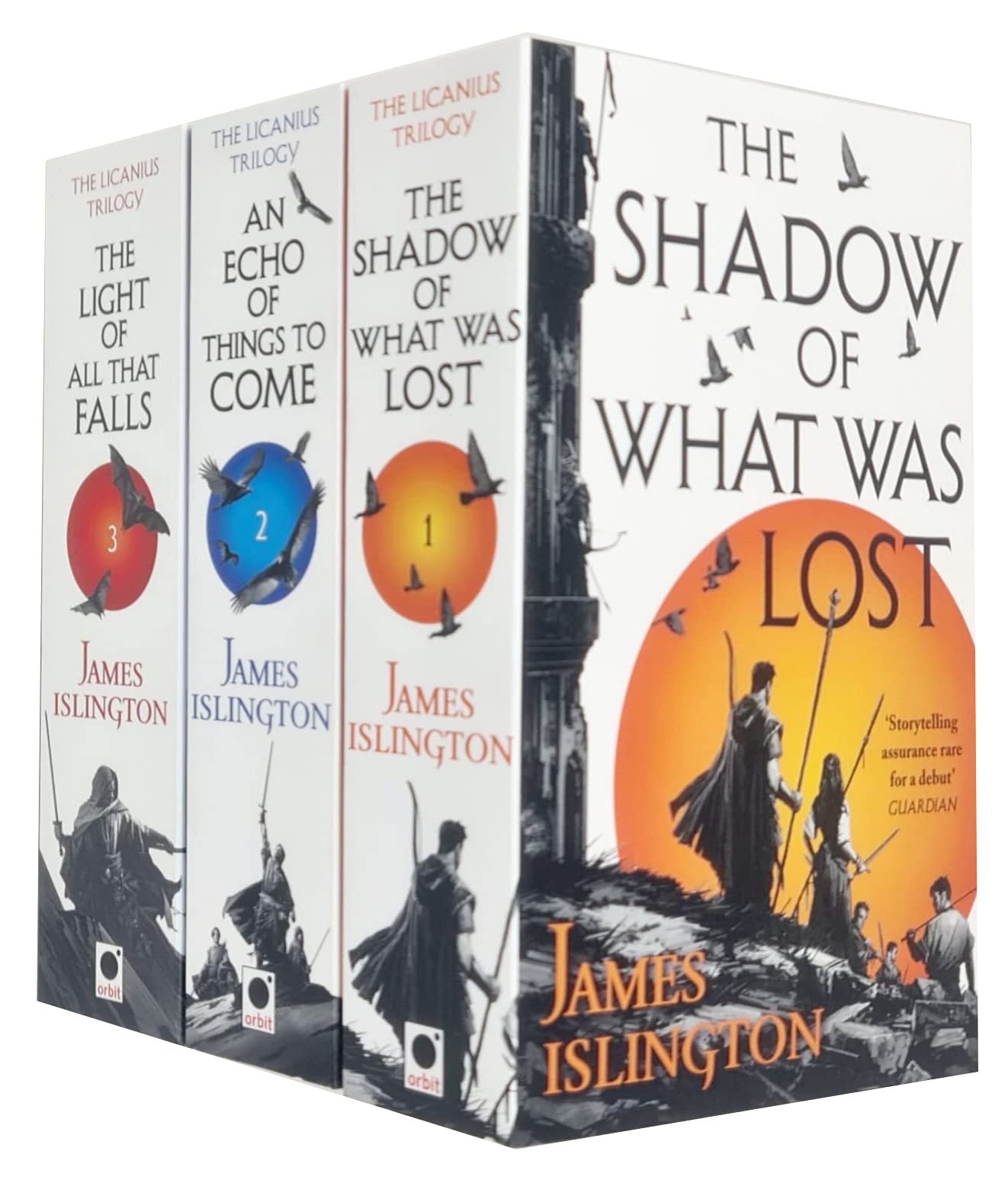 Licanius Trilogy 3 Books Collection Set By James Islington (The Shadow of What Was Lost, An Echo of Things to Come, The Light of All That Falls ) Contemporary literature Books