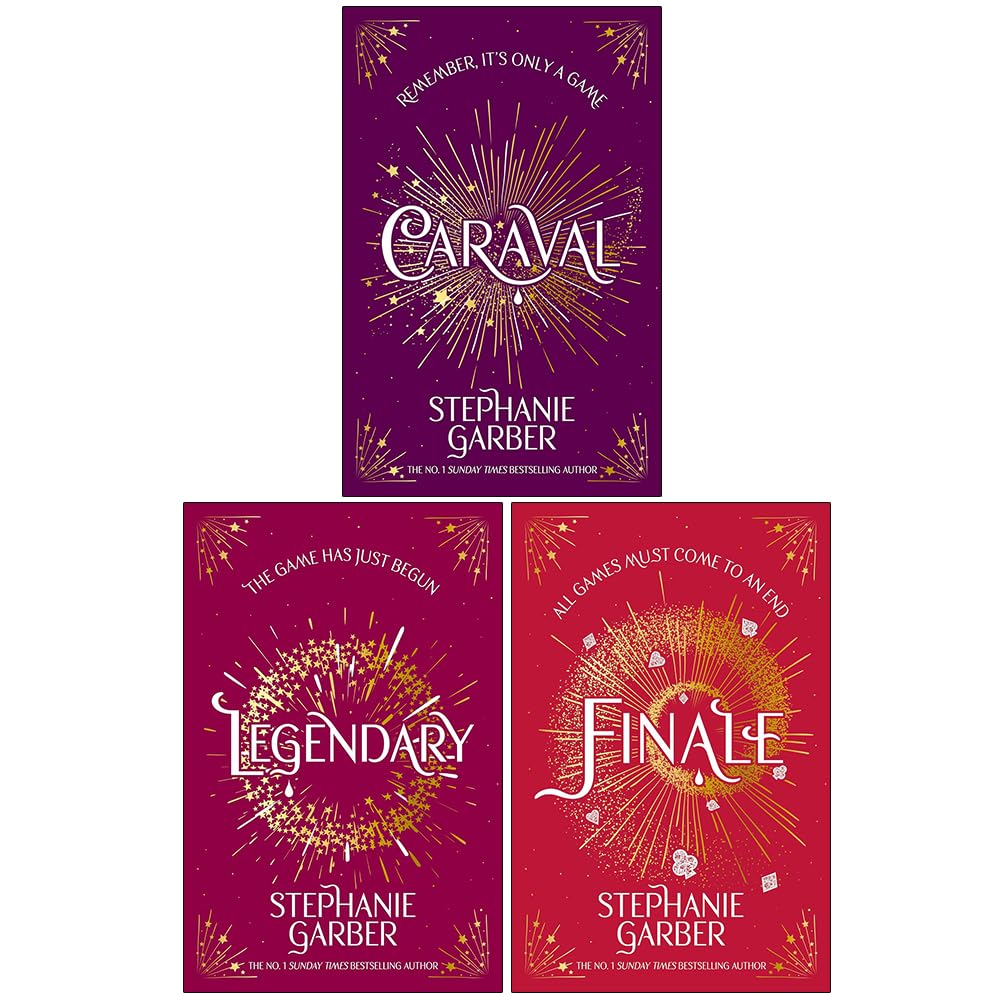 Caraval Series 3 Books Collection Set By Stephanie Garber (Caraval, Legendary, Finale) Contemporary literature