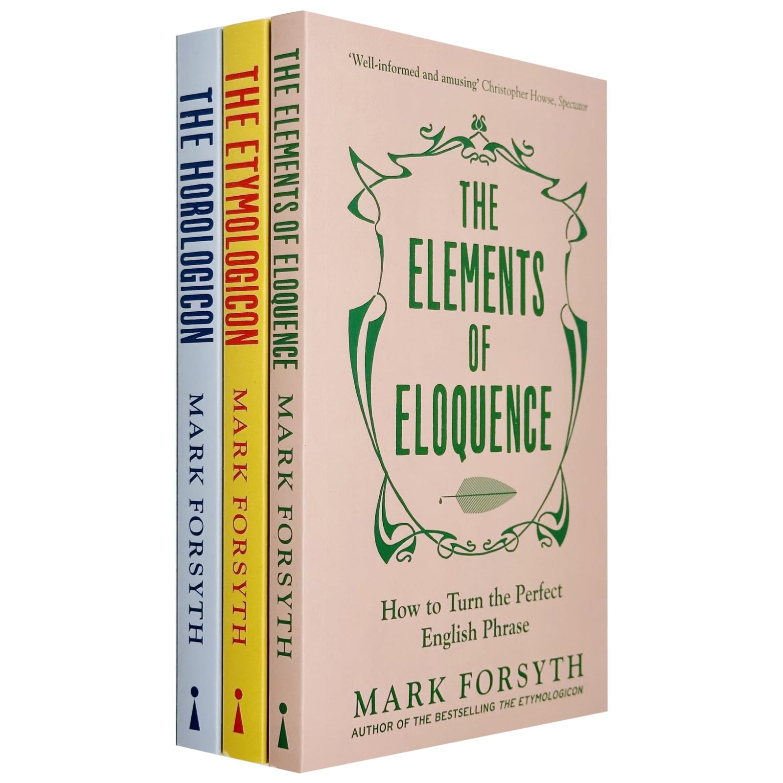 Mark Forsyth 3 Books Collection Set (The Etymologicon, The Elements of Eloquence & Horologicon) Books
