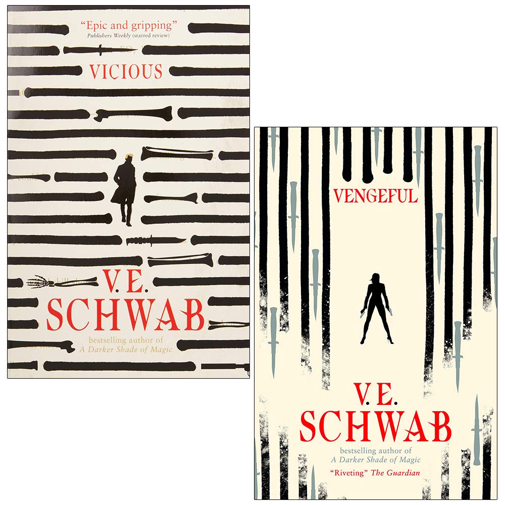 V. E Schwab Villains Series 2 Books Collection Set (Vicious, Vengeful) Action & Adventure