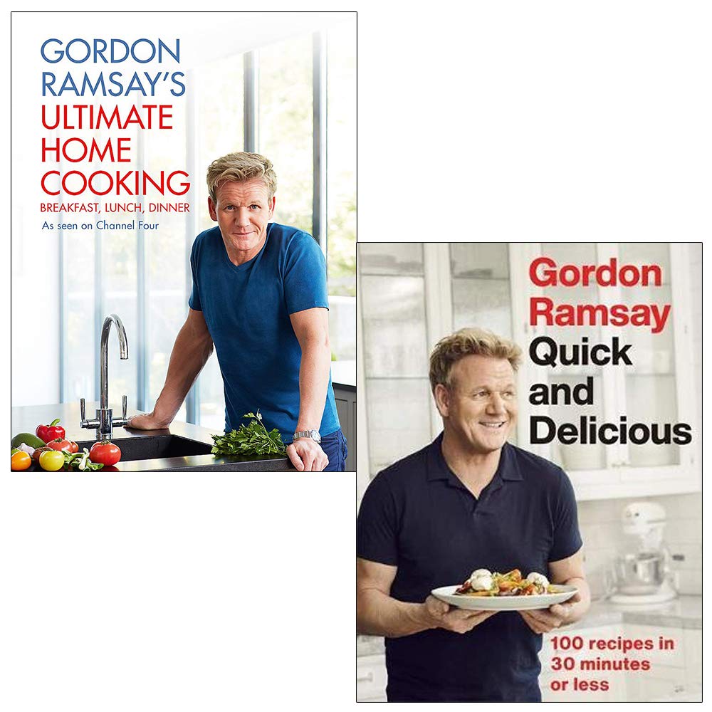 Gordon Ramsay Collection 2 Books Set (Ultimate Home Cooking, Quick & Delicious) Leisure, Home & Garden