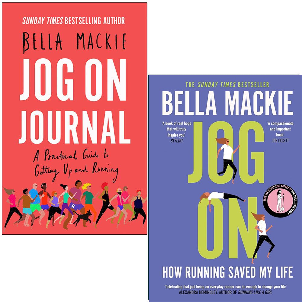 Bella Mackie Collection 2 Books Set (Jog on Journal, Jog On How Running Saved My Life) Leisure & Fun