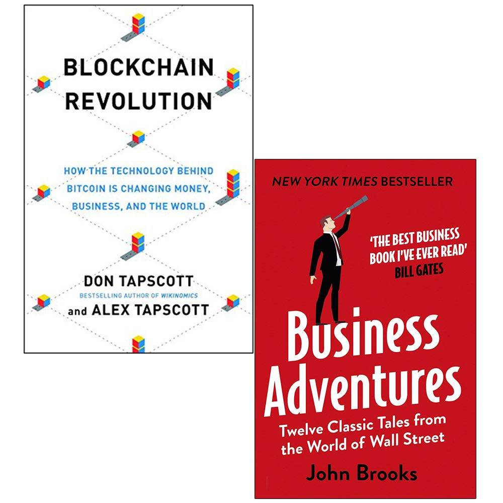 Blockchain Revolution , Business Adventures Twelve Classic Tales from the World of Wall Street 2 Books Collection Set Books