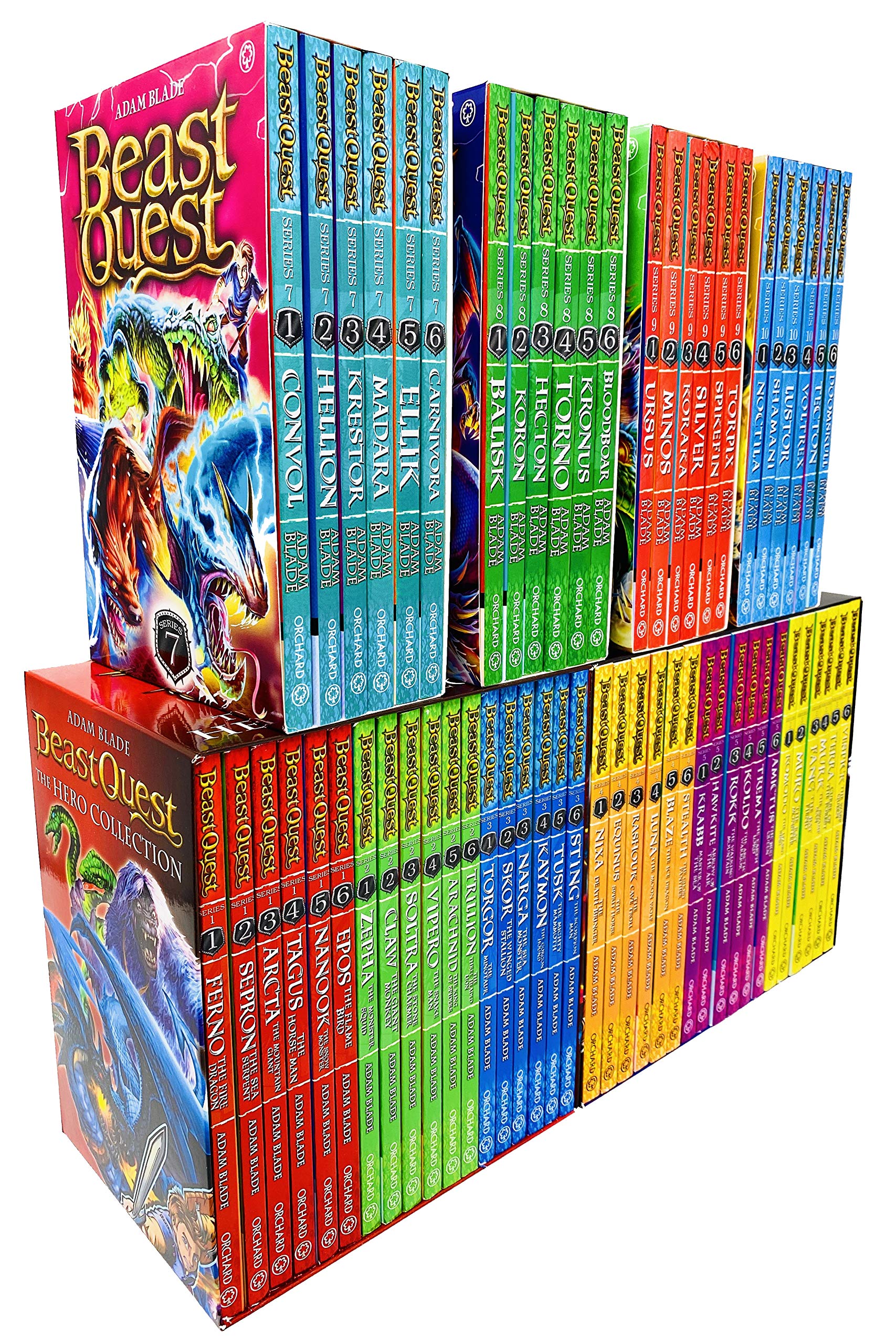 Beast Quest Ultimate MEGA Collection Serie 1 – 10 Boxsets mit 60 Büchern Contemporary literature