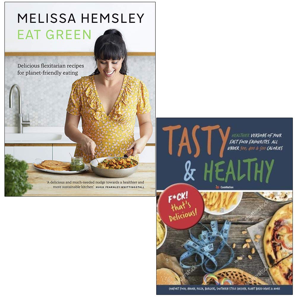 Eat Green Melissa Hemsley & Tasty & Healthy F ck That's Delicious 2 Books Collection Set Leisure, Home & Garden