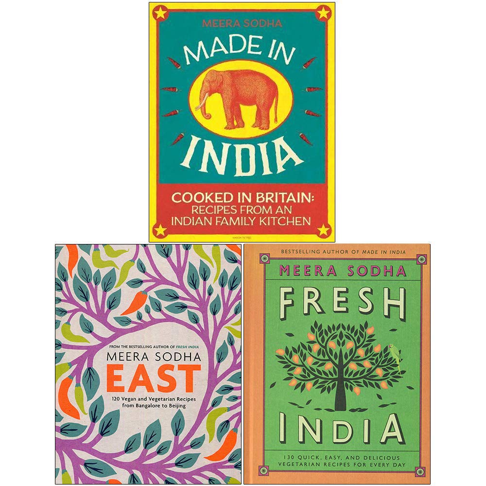 Meera Sodha 3 Books Collection Set (Made in India, Fresh India, East) Cooking & Enjoying