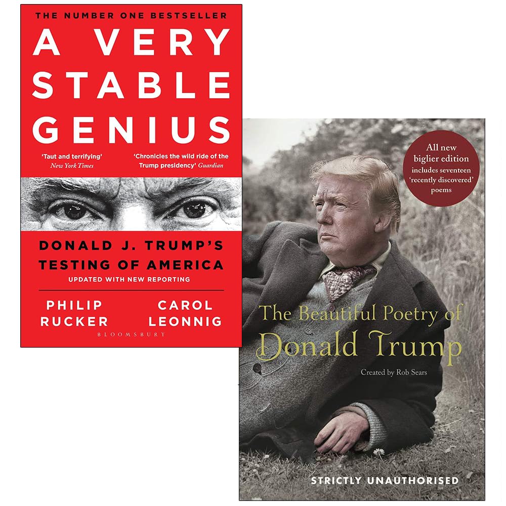 Ein sehr stabiles Genie: Donald J. Trump's Testing of America & The Beautiful Poetry of Donald Trump 2-Bücher-Sammlungsset Lifestyle