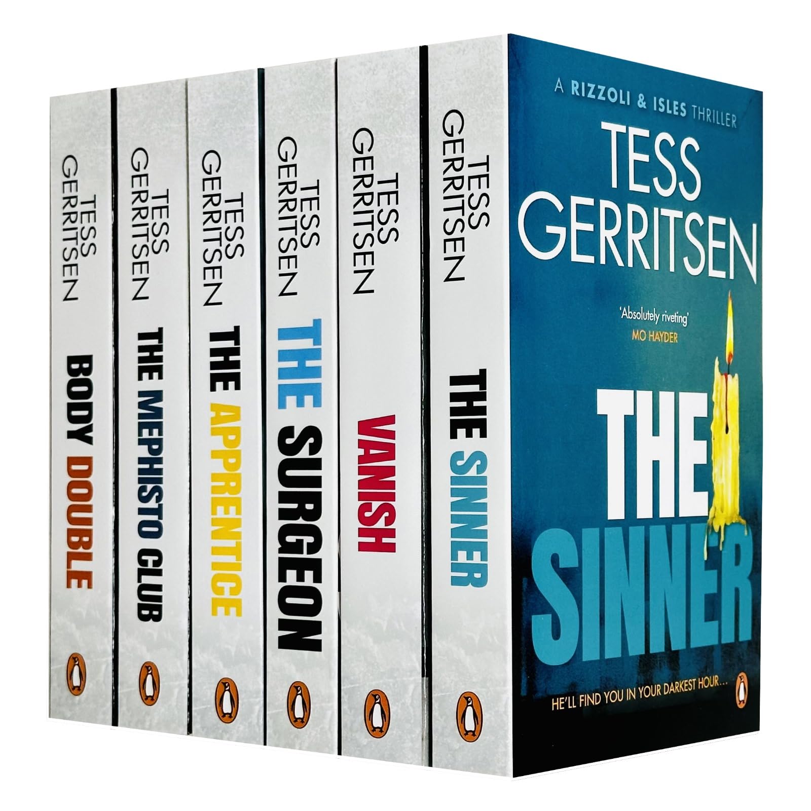 Tess Gerritsen Rizzoli & Isles Series 6 Books Collection Set (The Apprentice, The Surgeon, The Sinner, Life Support, Girl Missing, I Know a Secret) Contemporary literature