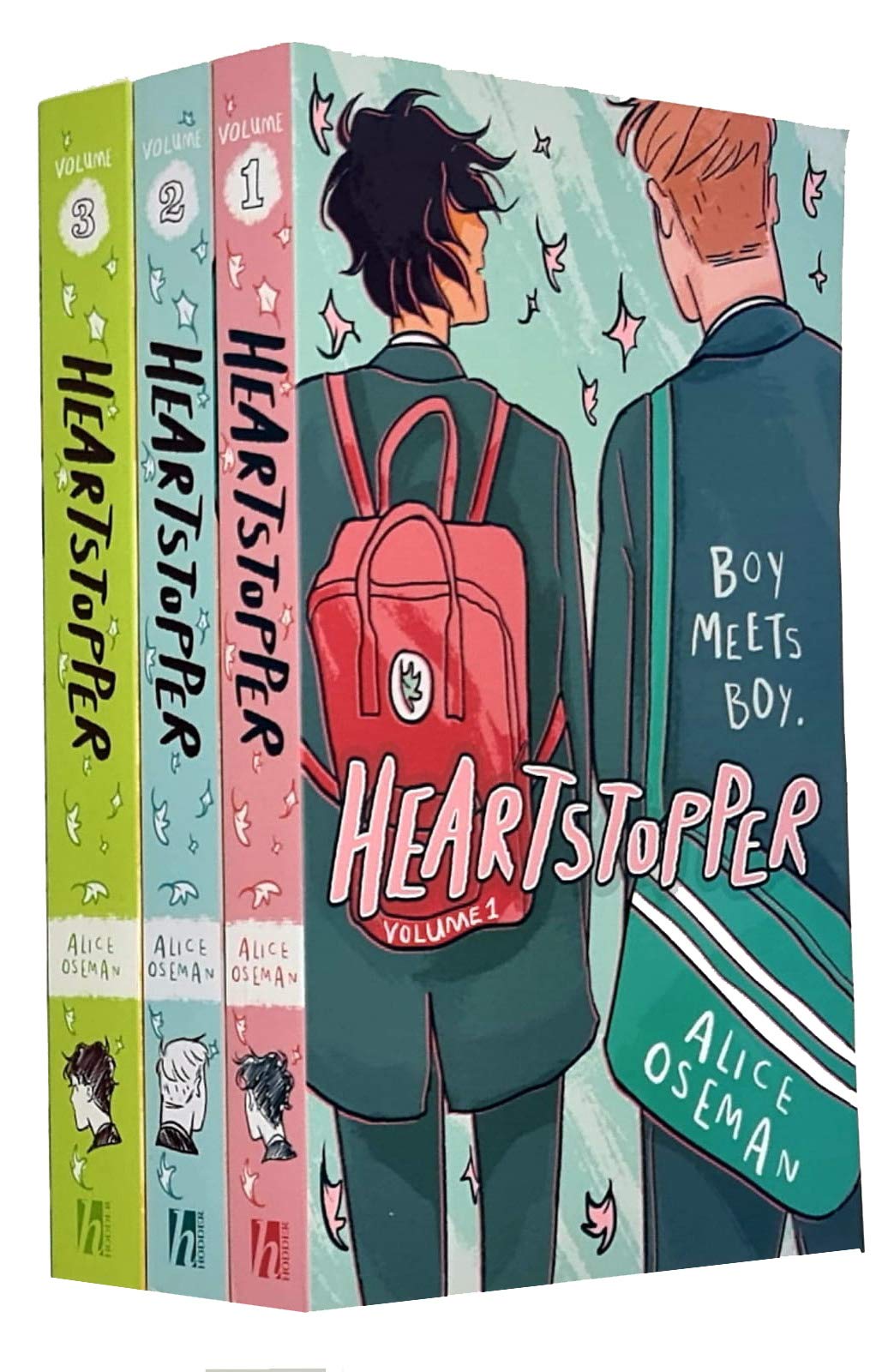 Heartstopper Series Volume 1-3 Books Collection Set By Alice Oseman Novels & Short Stories