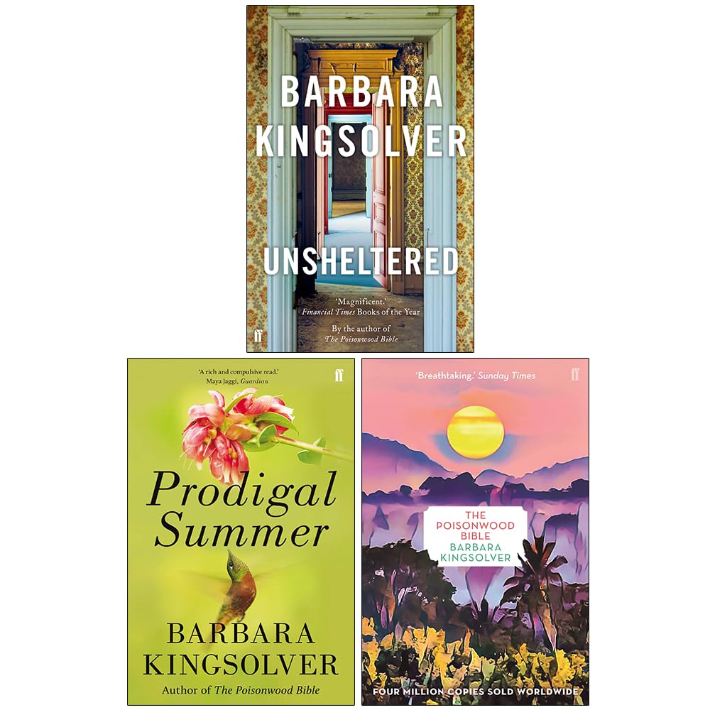 Barbara Kingsolver Collection 3 Books Set (Unsheltered, Prodigal Summer, The Poisonwood Bible) - Barbara Kingsolver Contemporary literature