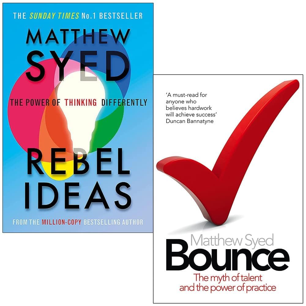 Matthew Syed Collection 2 Books Set ( Rebel Ideas The Power of Diverse Thinking, The Dare To Be You Journal) Psychology