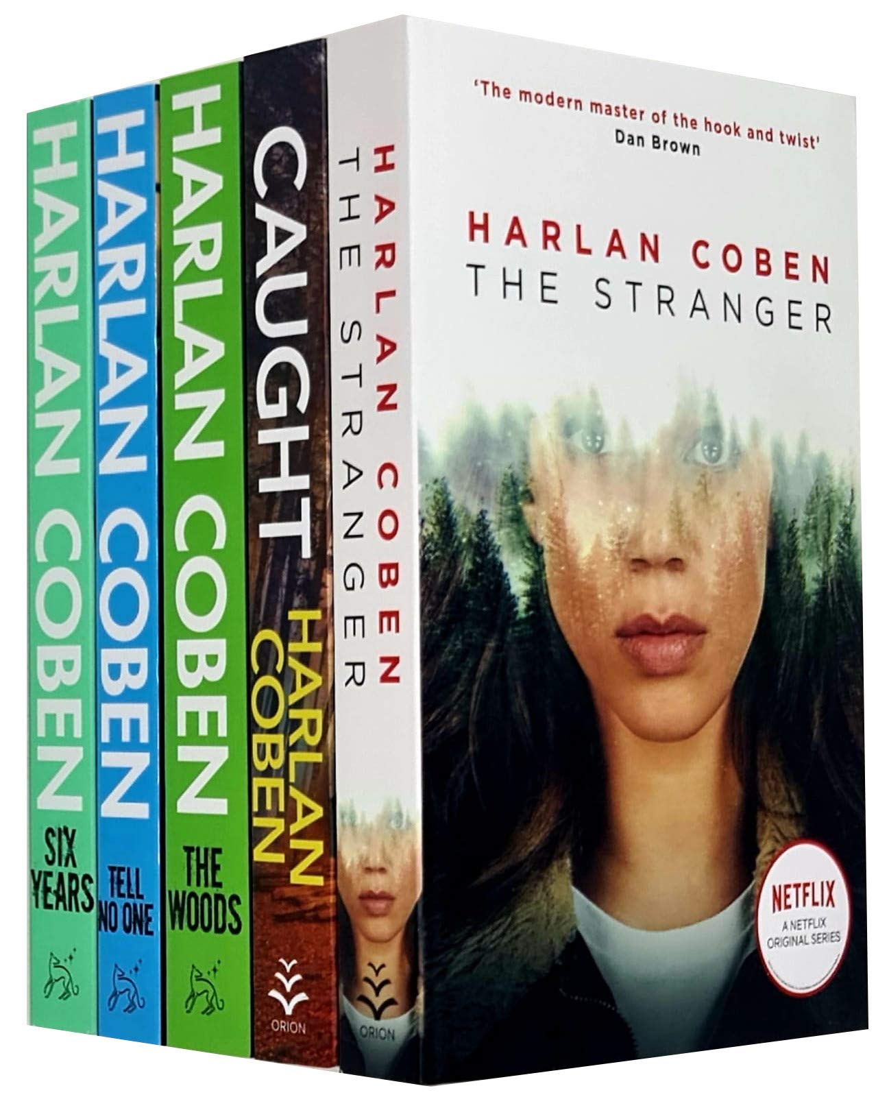 Harlan Coben Collection 5 Books Set (Tell No One, Caught, Six Years, The Stranger, The Woods) Contemporary literature