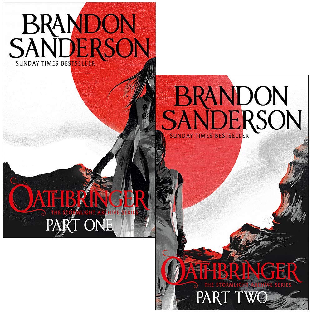 The Stormlight Archive Book Series 2 Books Set By Brandon Sanderson (Oathbringer Part 1 & 2) Contemporary literature