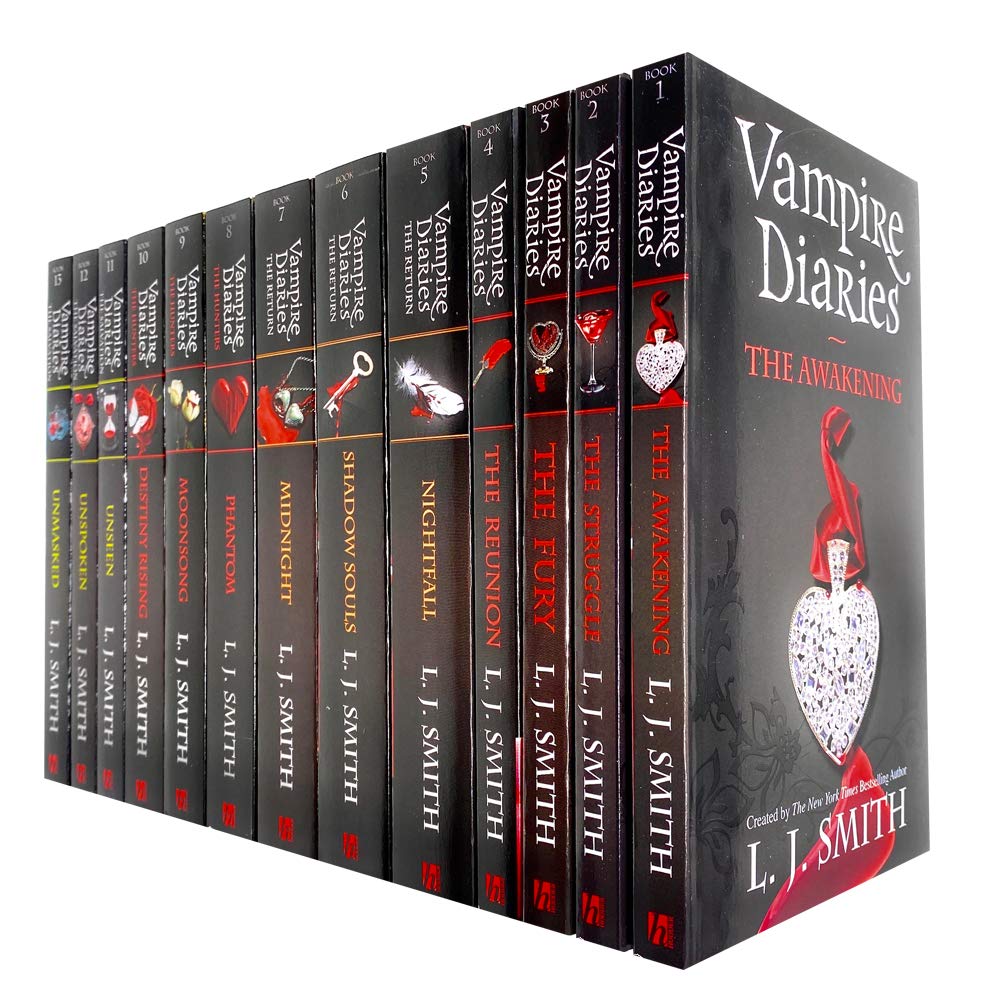 Vampire Diaries Complete Collection 13 Books Set by L. J. Smith (The Awakening, The Return, The Hunters & The Salvation) Contemporary literature