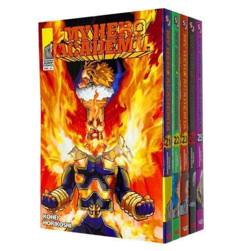 My Hero Academia Series Vol (21-25) Books Collection Set by Kohei Horikoshi Superheroes
