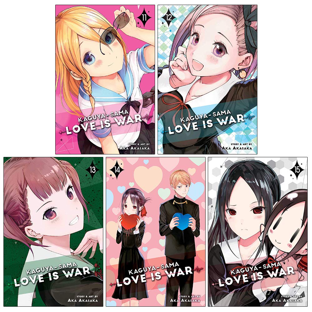 Kaguya-sama Love Is War Series Vol 11-15: 5 Books Collection Set Manga