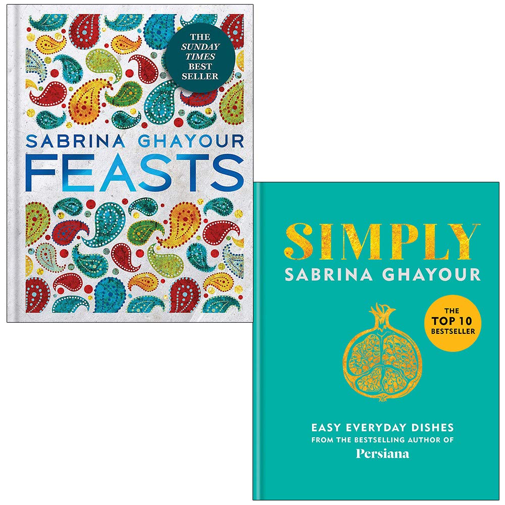 Feasts & Simply Easy everyday dishes By Sabrina Ghayour 2 Books Collection Set Leisure, Home & Garden