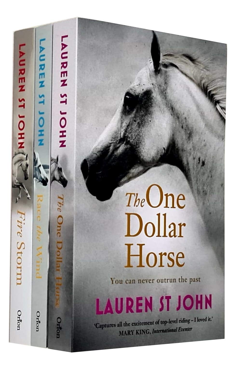 One Dollar Horse Series 3 Books Collection Set By Lauren St John (The One Dollar Horse, Race the Wind, Fire Storm) Novels & Short Stories