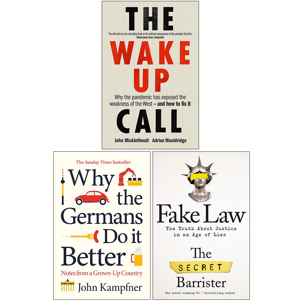 Der Weckruf, warum es die Deutschen besser machen, Fake Law 3 Bücher-Sammelset Books