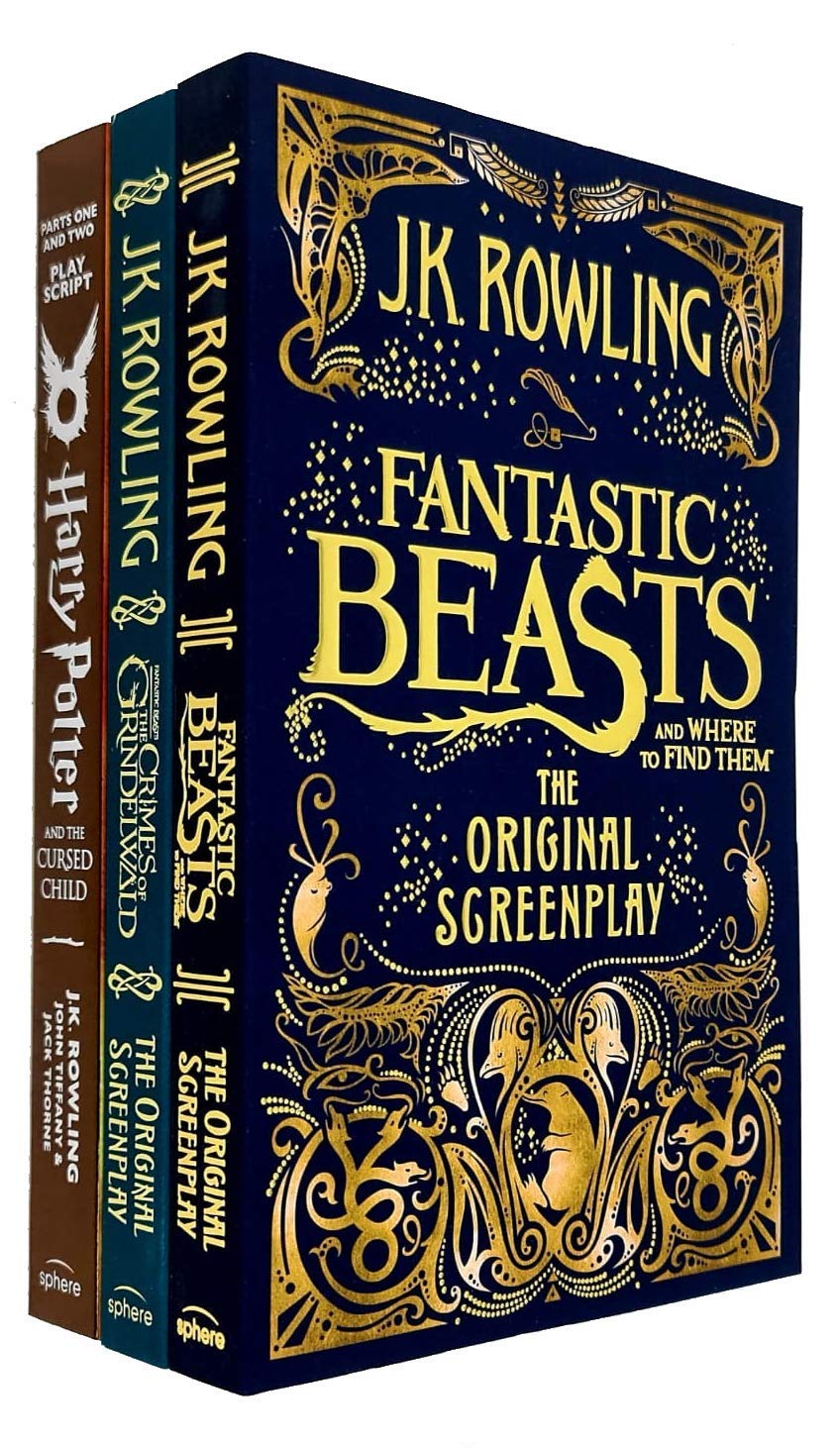 J.K. Rowling Collection 3 Books Set (Fantastic Beasts and Where to Find Them, The Crimes of Grindelwald, Harry Potter and the Cursed Child - Parts One and Two) book