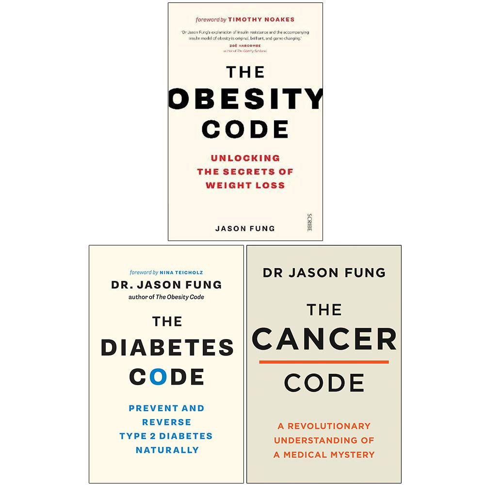 Jason Fung The Wellness Code Series 3 Books Collection Set (The Obesity Code, The Diabetes Code, The Cancer Code) book