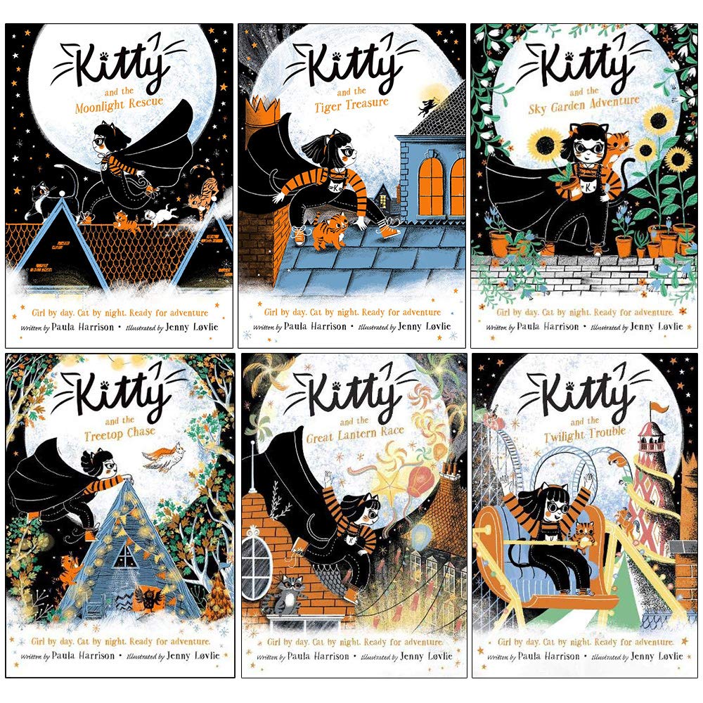 Paula Harrison Kitty Series 6 Büchersammlungsset (Moonlight Rescue, Tiger Treasure, Sky Garden Adventure, Treetop Chase, Great Lantern Race, Twilight Trouble) Lifestyle