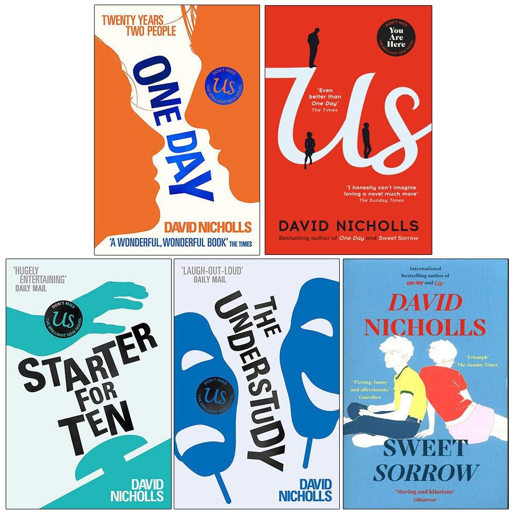 David Nicholls Collection 5 Books Set (One Day, Us, Starter For Ten, The Understudy, Sweet Sorrow) book