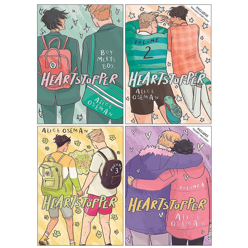 Heartstopper Series Volume 1-4 Books Set By Alice Oseman - Alice Oseman - Alice Oseman book