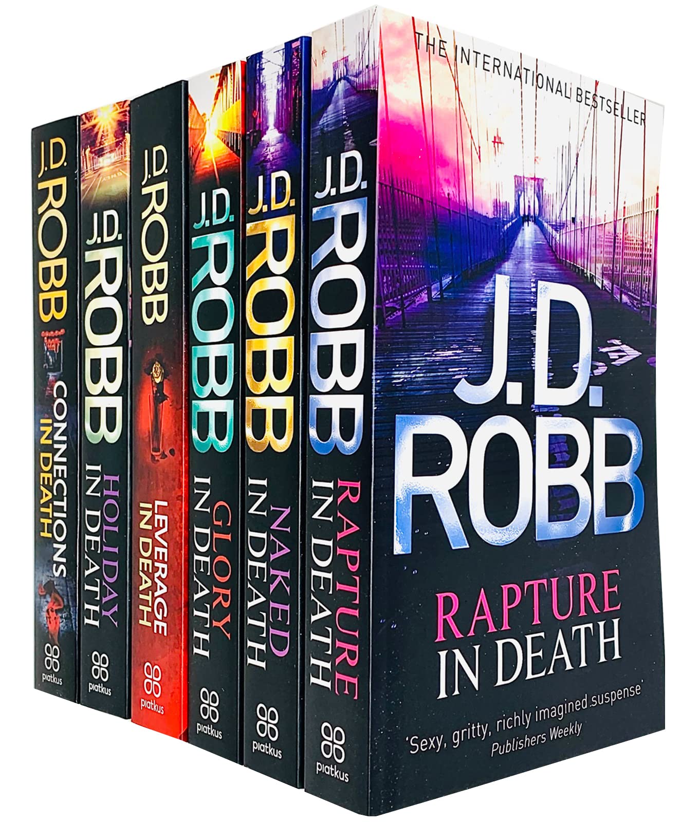 JD Robb In Death Series 1-4 Books Collection Set (Naked In Death, Glory In Death, Immortal In Death, Rapture In Death) book