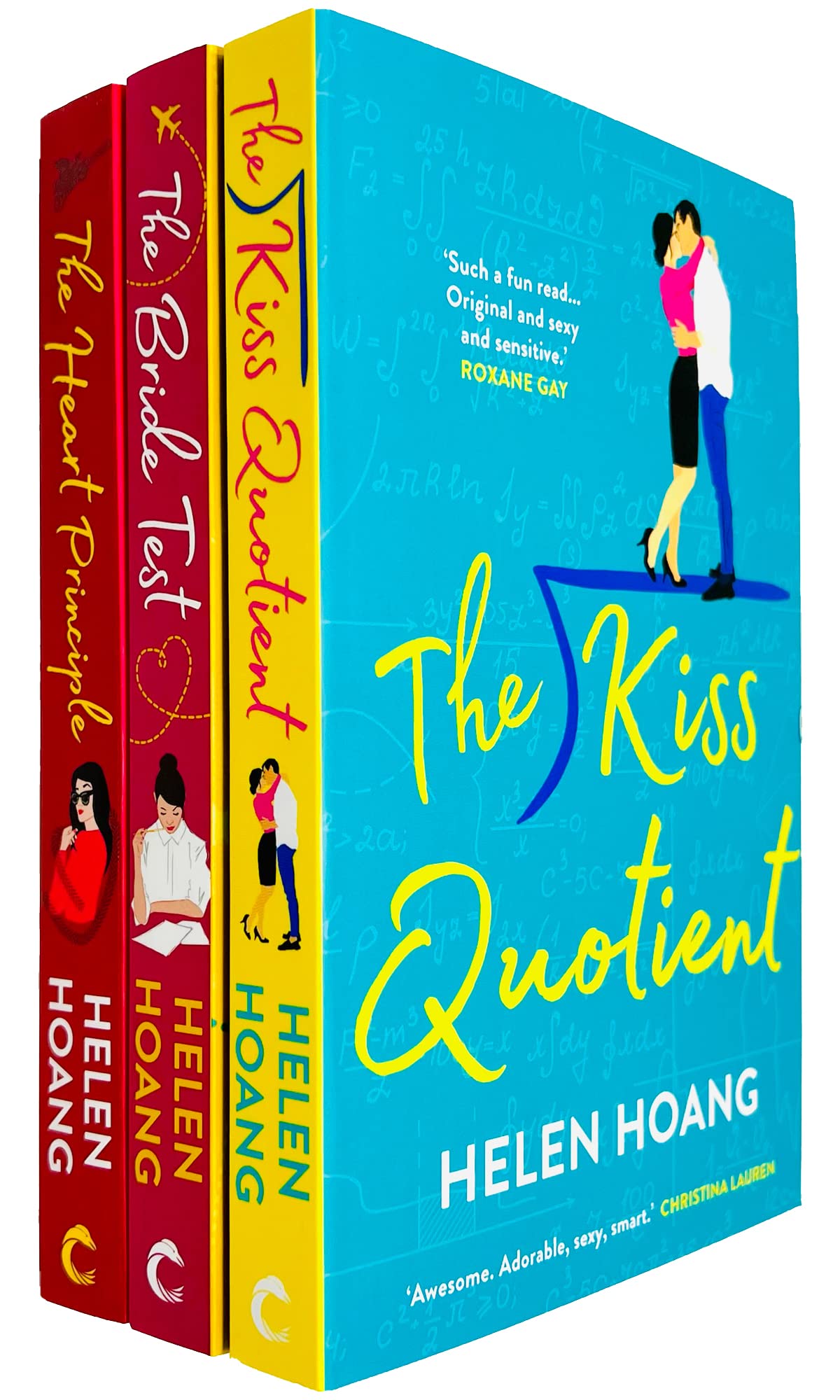 Die Kiss Quotient-Reihe, Bücher 1–3, Sammlungsset von Helen Hoang (The Kiss Quotient, The Bride Test & The Heart Principle) Contemporary literature Books