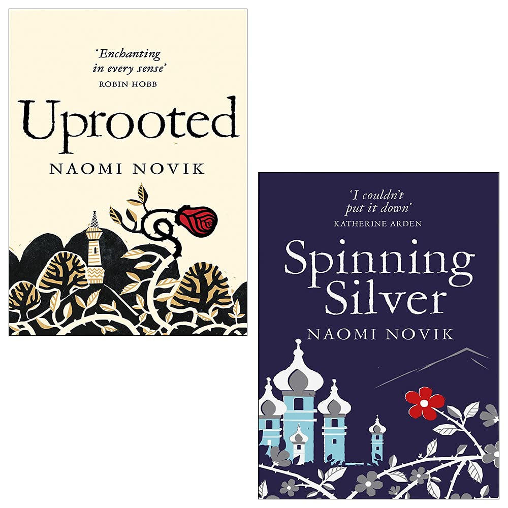 Naomi Novik 2 Books Collection Set (Uprooted & Spinning Silver) Contemporary literature