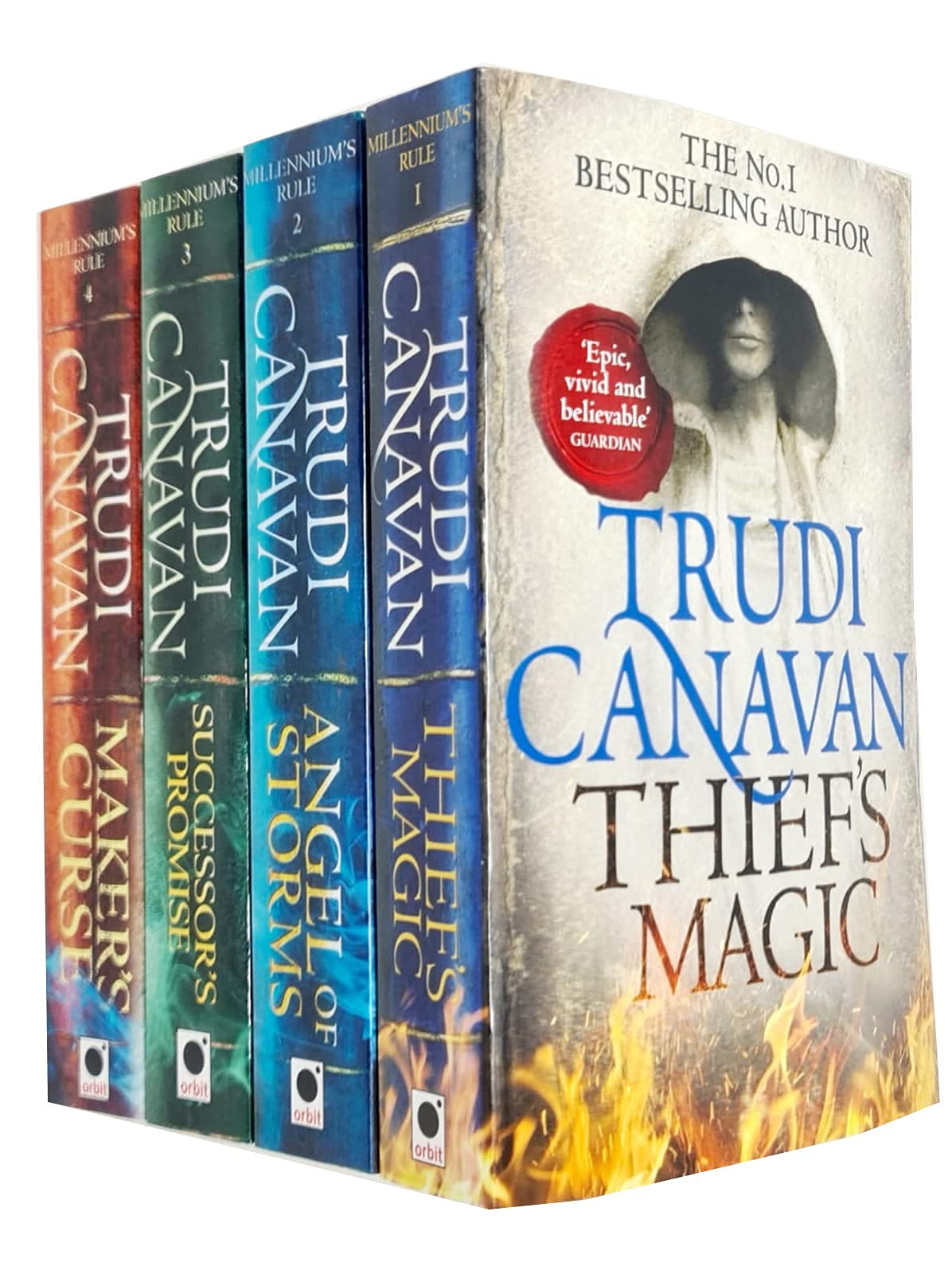 Millennium’s Rule Series 4 Books Collection Set By Trudi Canavan (Thief's Magic, Angel of Storms, Successor's Promise, Maker's Curse) Contemporary literature