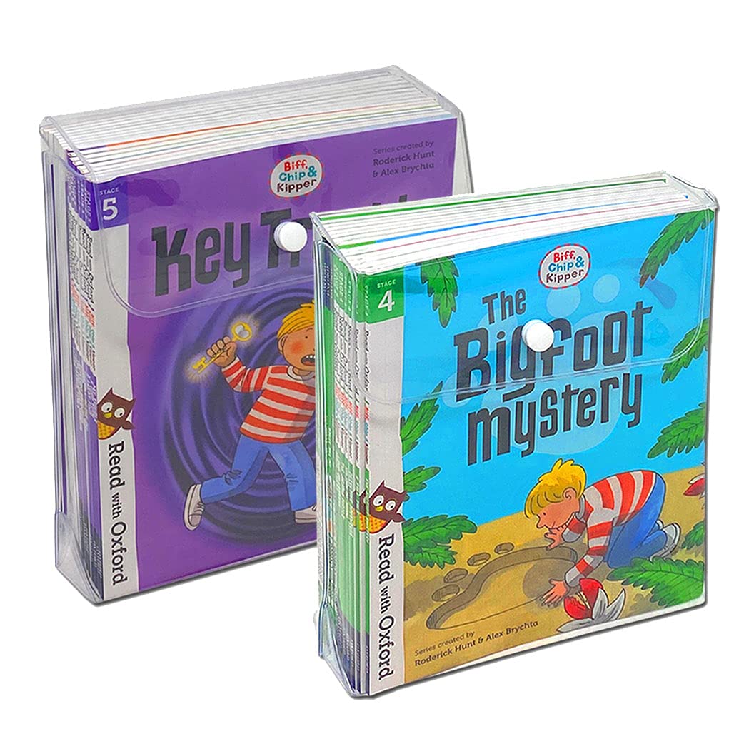 Biff, Chip und Kipper Stufe 4 - 5 Lesen Sie mit Oxford: 5+: 32 Phonics Books Collection Set (Stufe 4: Selbstvertrauen gewinnen & Stufe 5: Unabhängigkeit) Suspense & Thrillers
