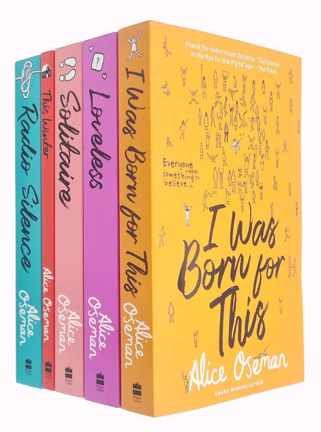Alice Oseman Collection 5 Books Set (I Was Born for This, Loveless, Solitaire, Radio Silence, This Winter) Non-fiction