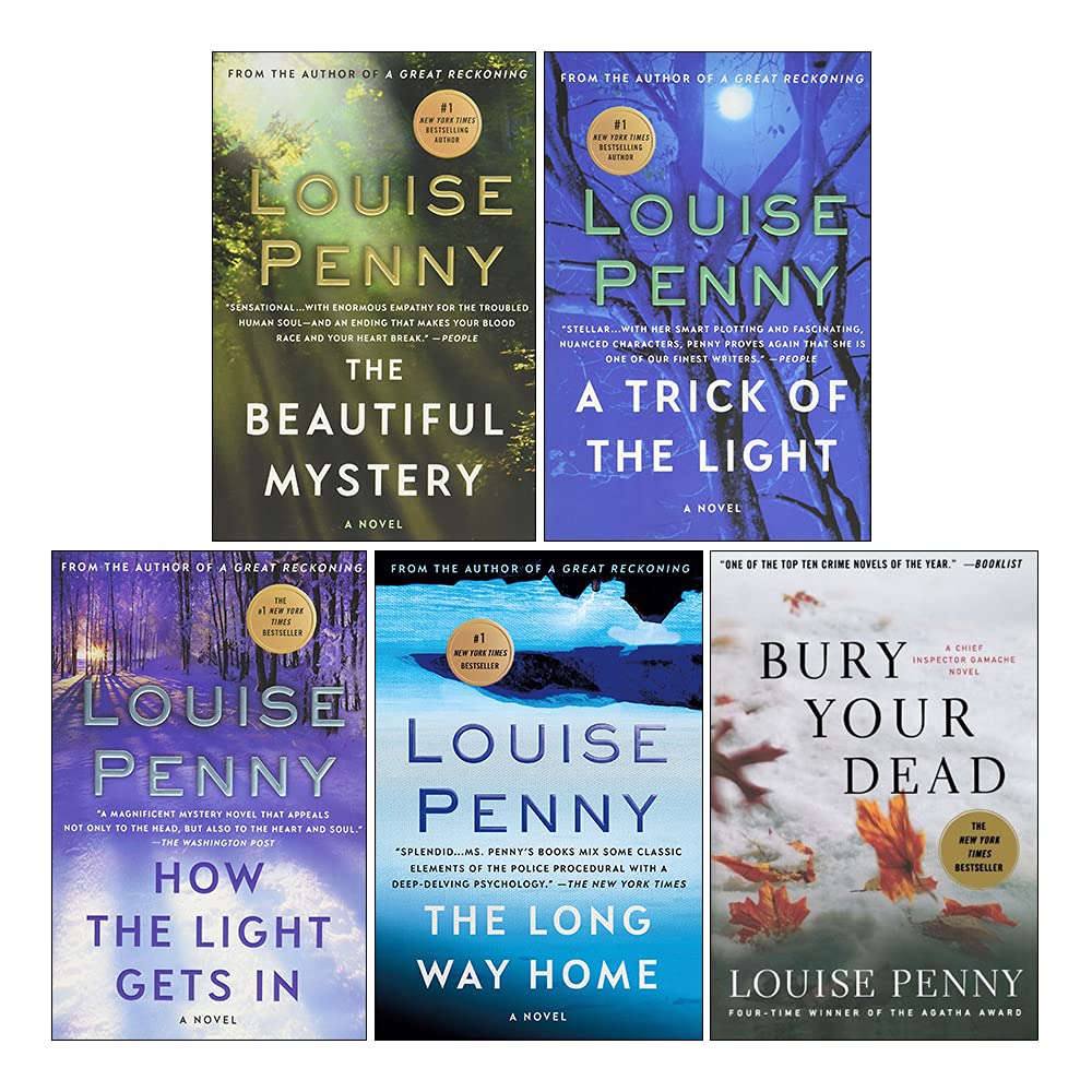 The Chief Inspector Gamache Series Books 6 - 10 Collection Box Set by Louise Penny (Bury Your Dead, A Trick Of The Light, Beautiful Mystery, How The Light Gets In & Long Way Home) Contemporary literature Books