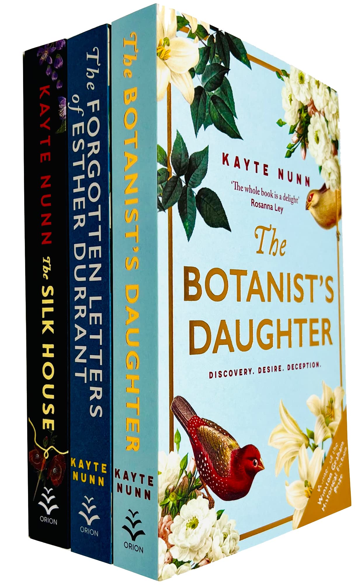 Kayte Nunn Collection 3 Books Set (The Forgotten Letters of Esther Durrant, The Botanist's Daughter & The Silk House) Garden & Plants