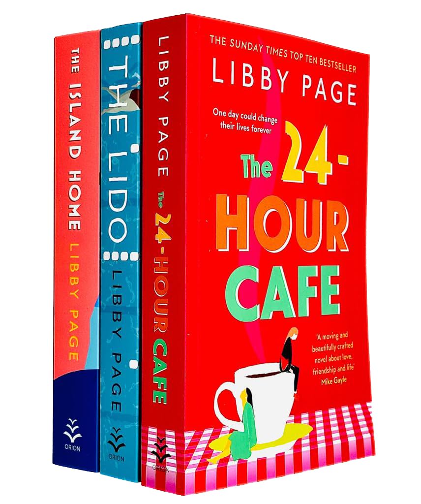 Libby Page Collection 3 Books Set (The Lido, The 24-Hour Café, The Island Home) Contemporary literature