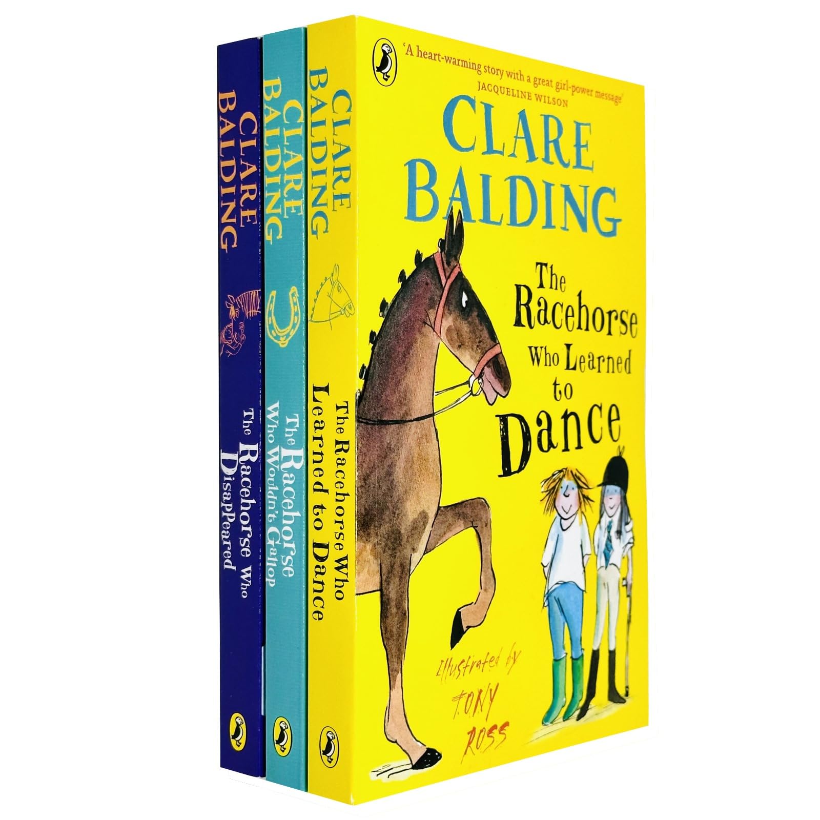 Clare Balding Charlie Bass Collection 3 Books Set (The The Racehorse Who Wouldn't Gallop, The The Racehorse Who Disappeared, The Racehorse Who Learned to Dance) Novels & Short Stories