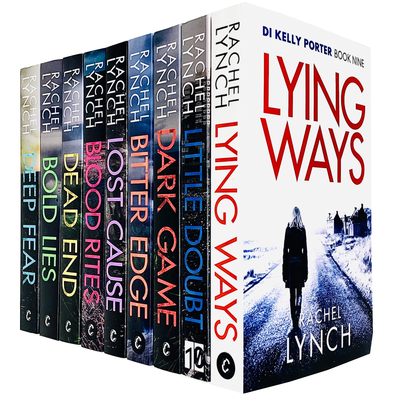 Rachel Lynch Series Di Kelly Porter 9 Books Collection Set (Dead End, Dark Game, Bitter Edge, Blood Rites, Deep Fear, Bold Lies, Little Doubt, Lost Cause, Lying Ways) Books