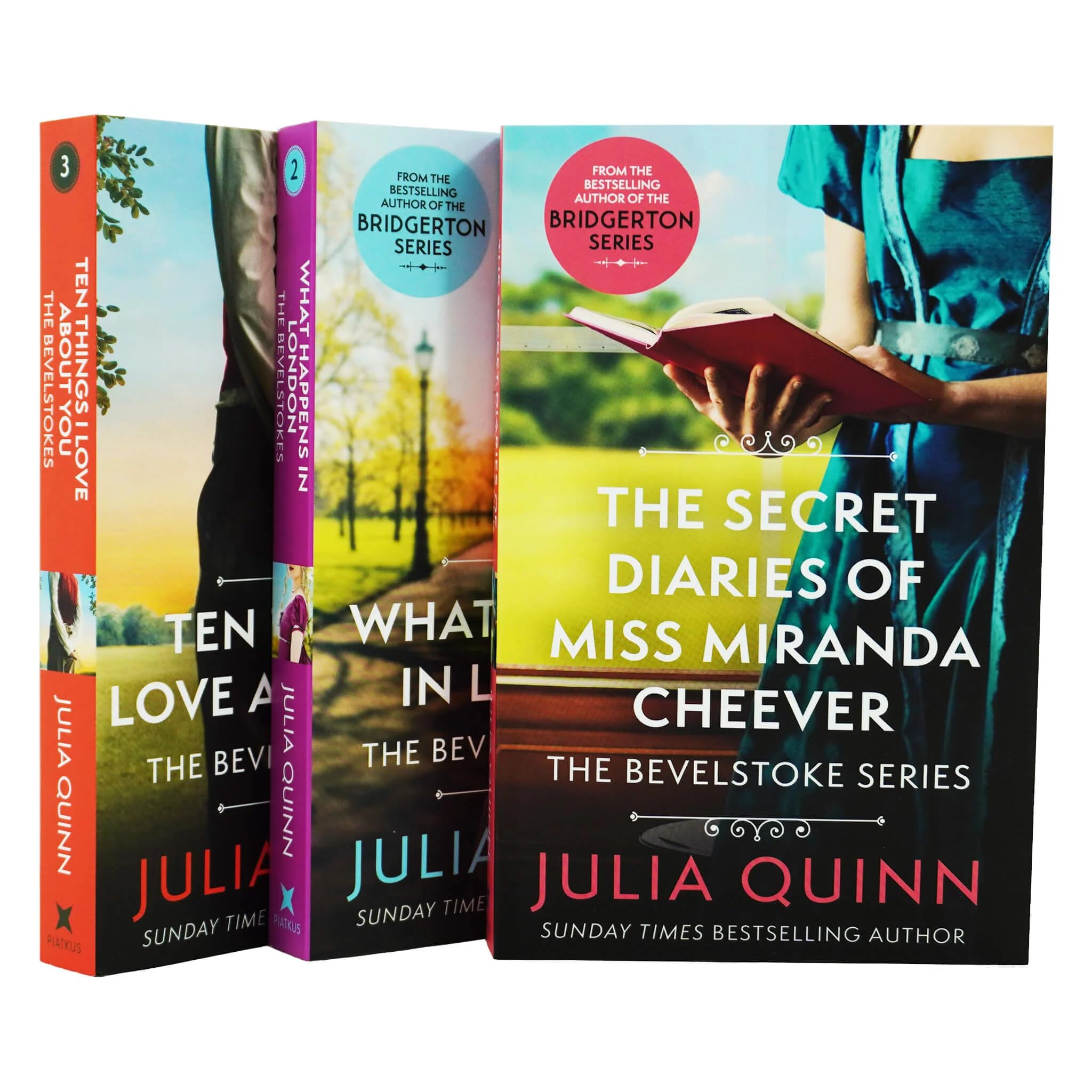 Tom Thorne Novels Bevelstoke Series Collection 3 Bücher Set von Julia Quinn (The Secret Diaries Of Miss Miranda Cheever, What Happens In London & Ten Things I Love About You) Contemporary Romance