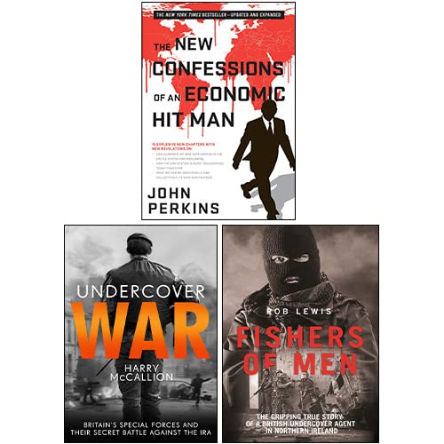 The New Confessions of an Economic Hit Man By John Perkins, Fishers of Men By Rob Lewis, Undercover War By Harry McCallion 3 Books Collection Set - John Perkins Business, Finance & Career