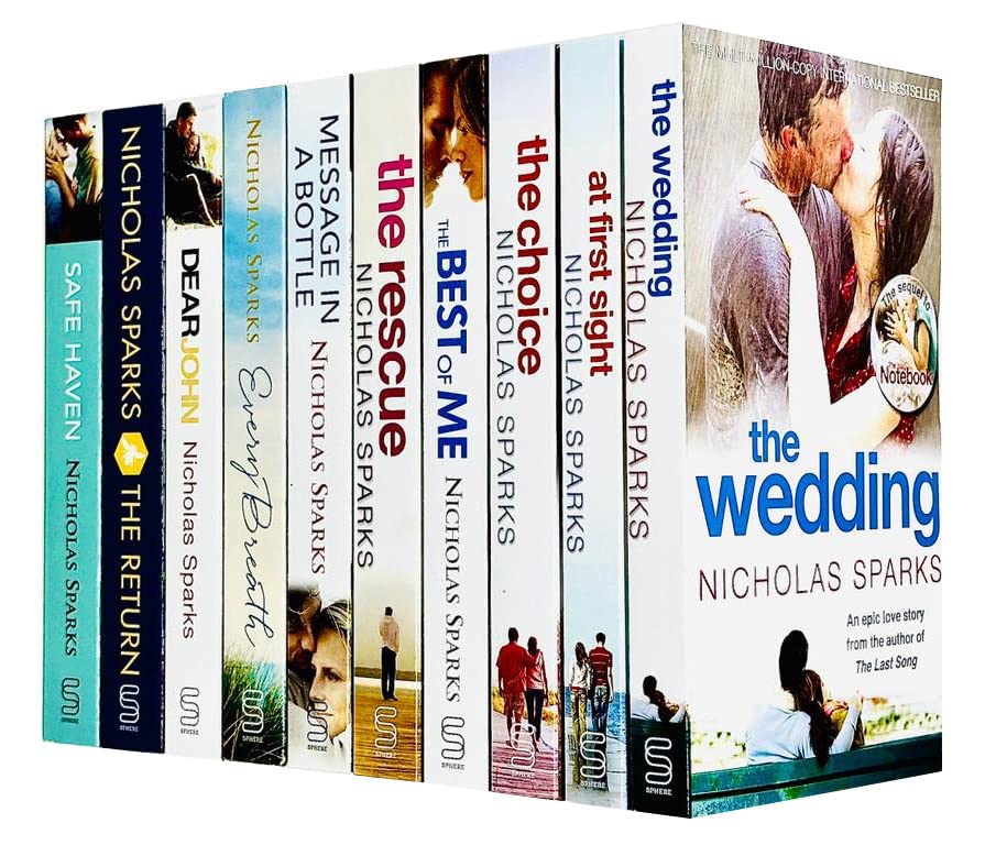 Nicholas Sparks 5 Book Set - Series-3 (Every Breath, Longest Ride, Best Of Me, Safe Haven, Dear John) Contemporary literature