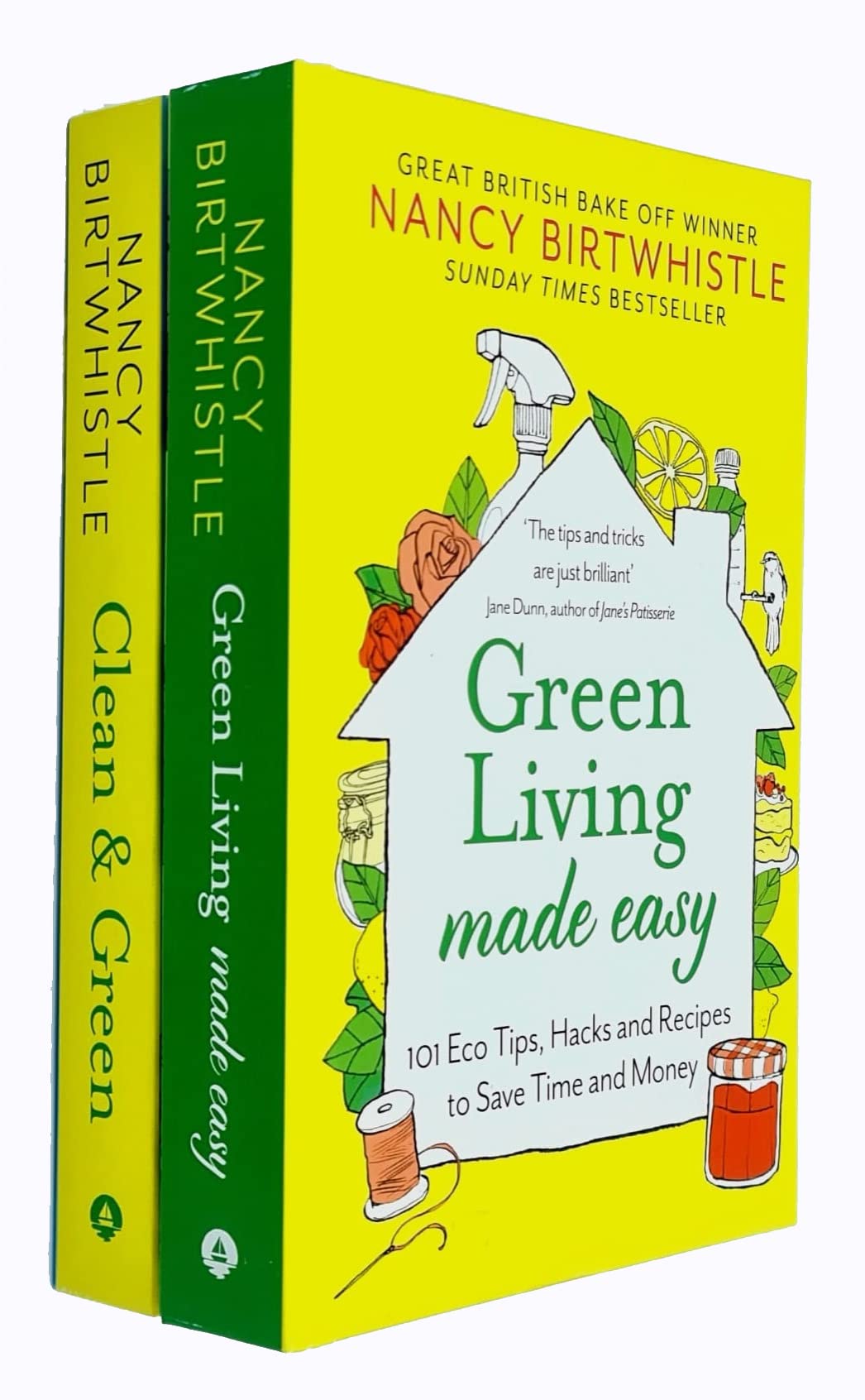 Nancy Birtwhistle Collection 2 Books Set (Clean & Green, Green Living Made Easy) Natural Sciences