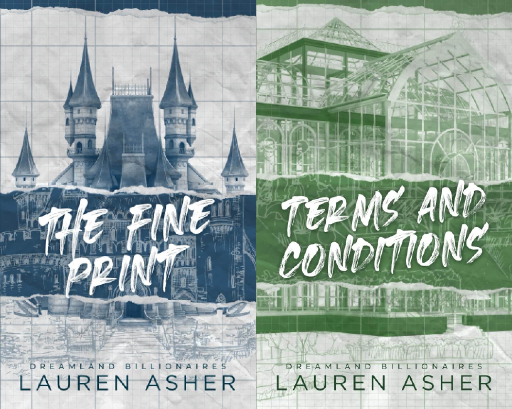 Dreamland Billionaires Collection 2 Books Set By Lauren Asher (The Fine Print, Terms and Conditions) book